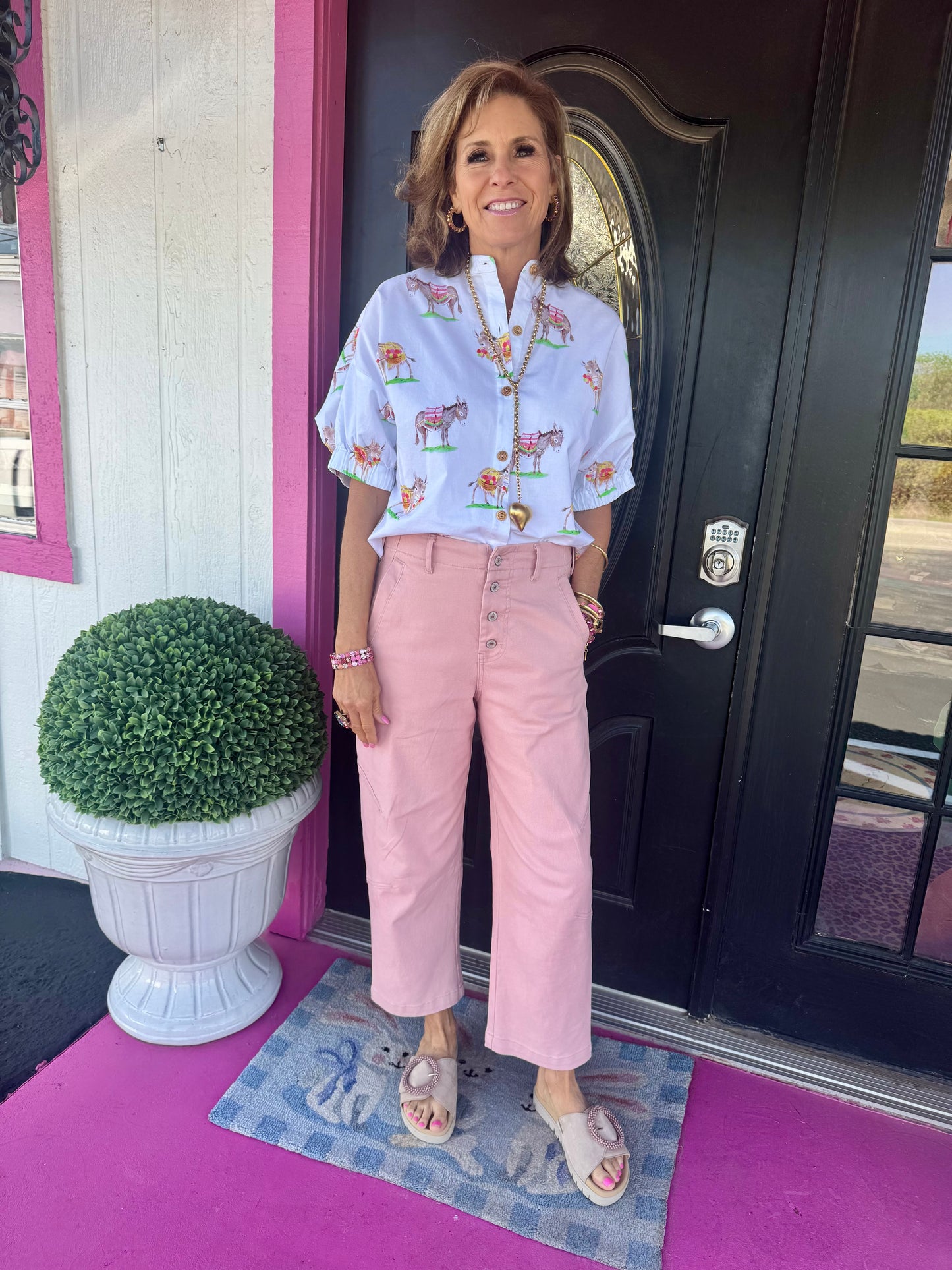 White Burrito Blouse