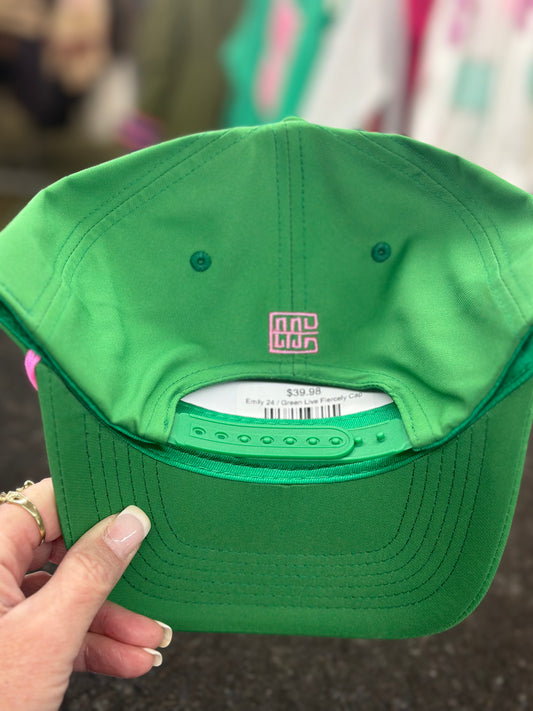Green Live Fiercely Cap