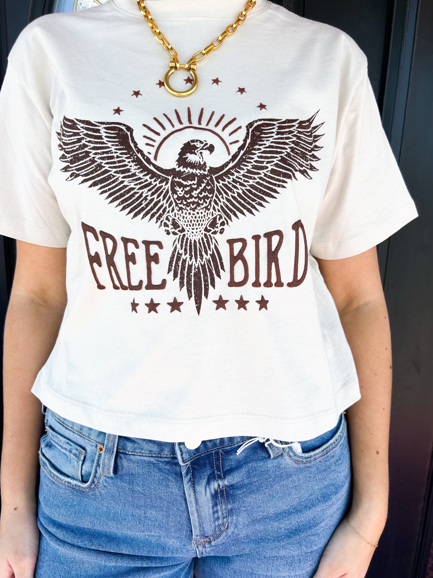 Free Bird Puff Tee