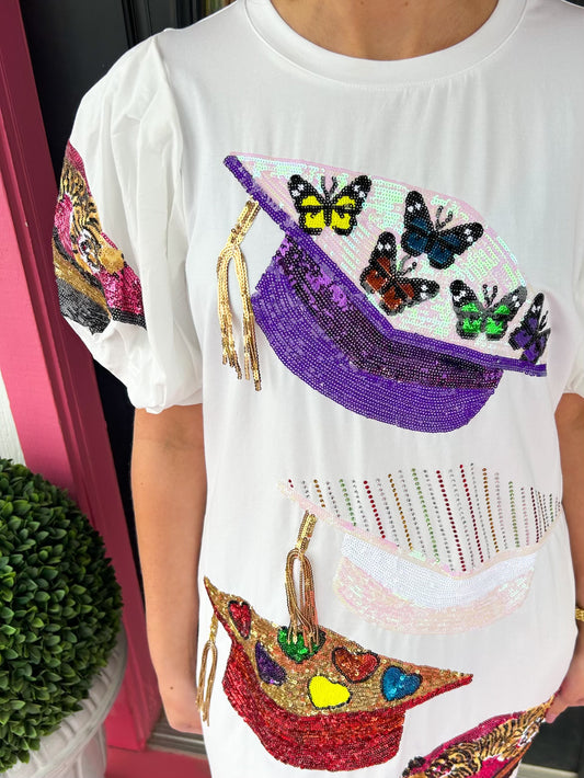 White Graduation Dress