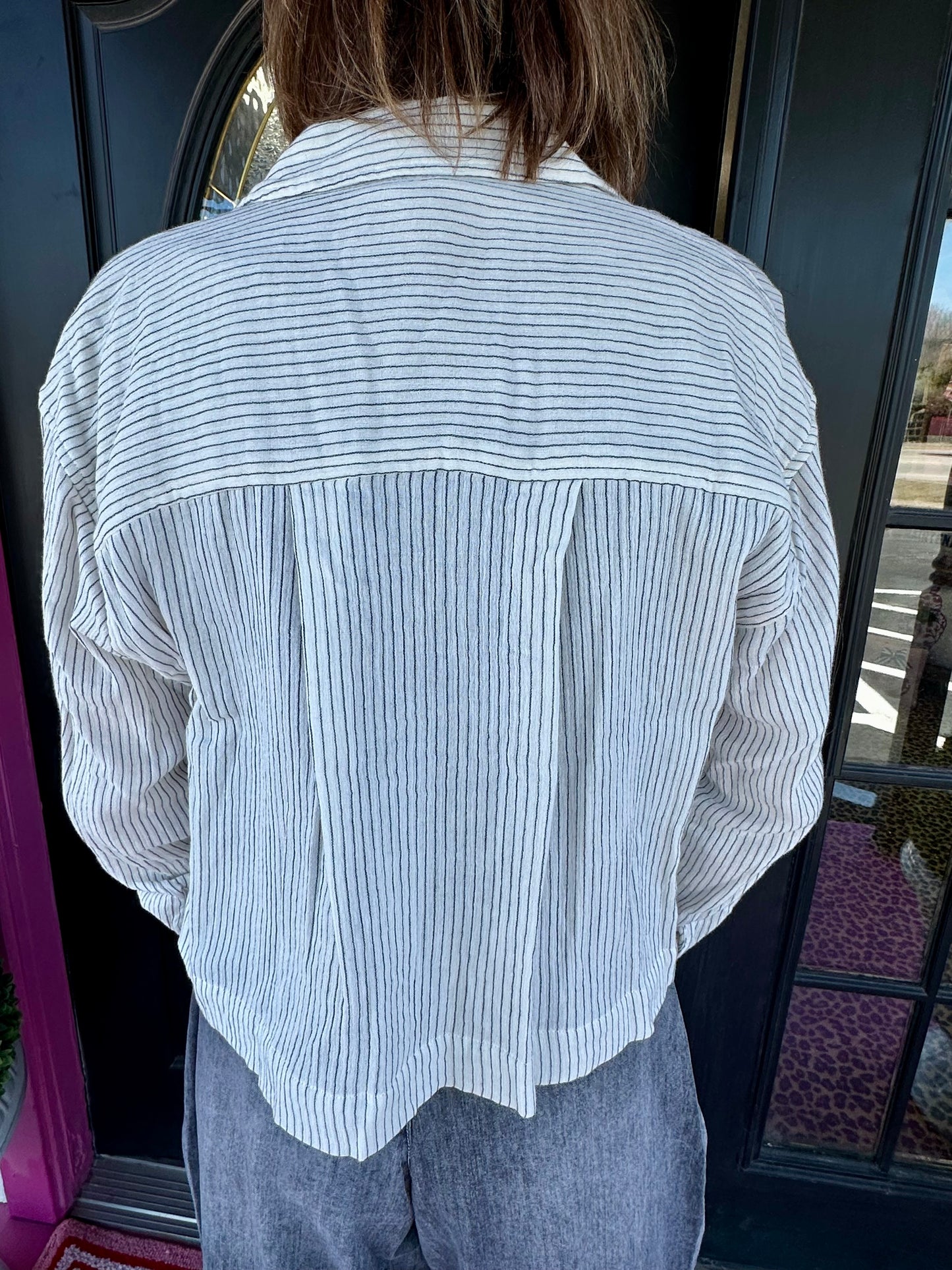 Natural Del Mar Striped Shirt
