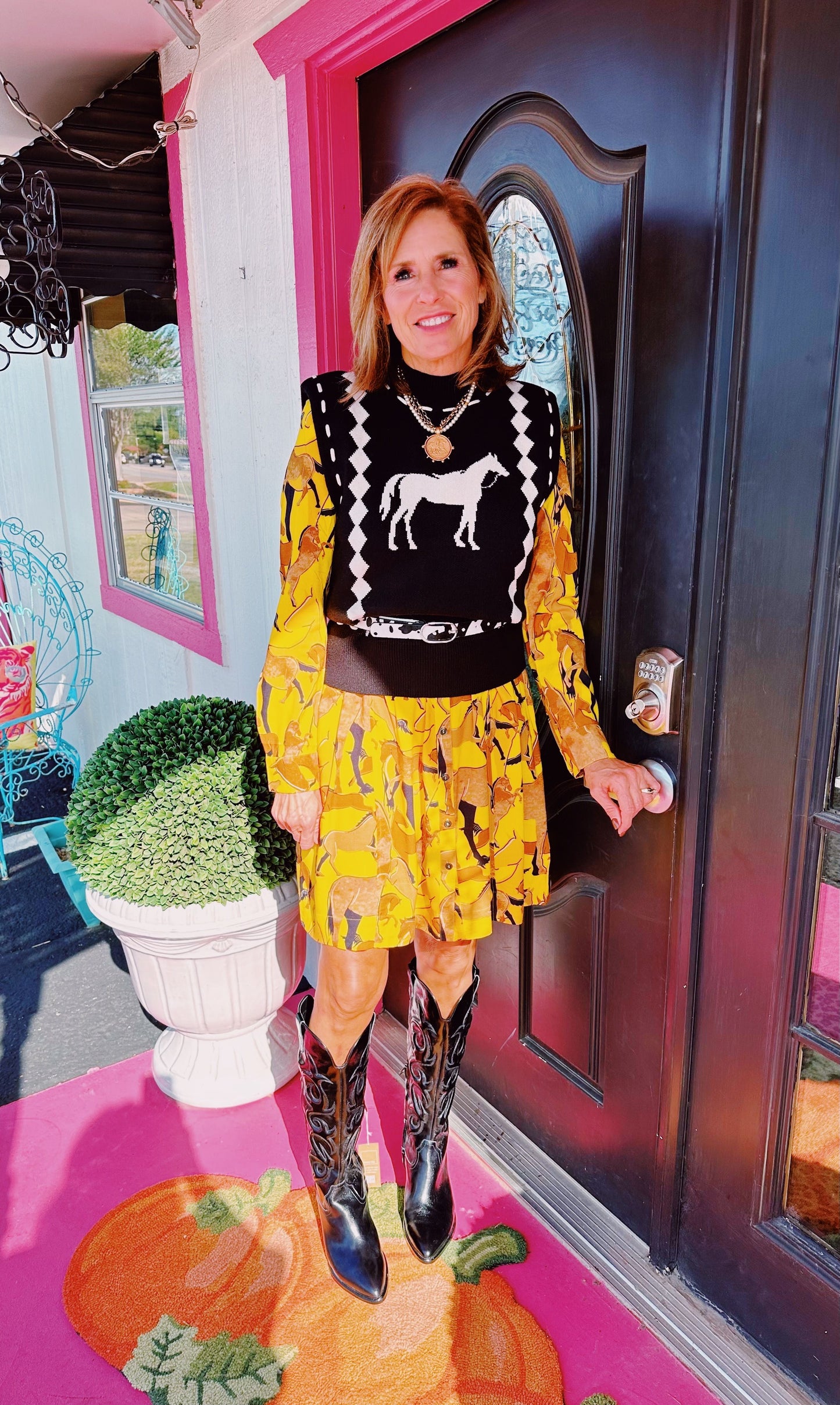 Citron Saddle Up Dress