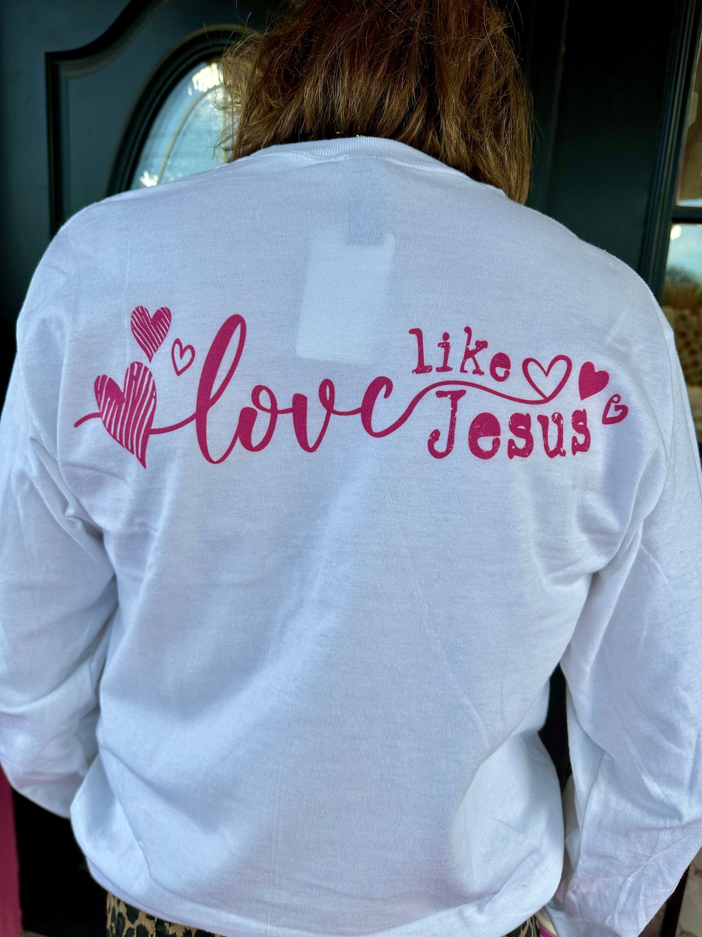 White Love is Patient LS Tee