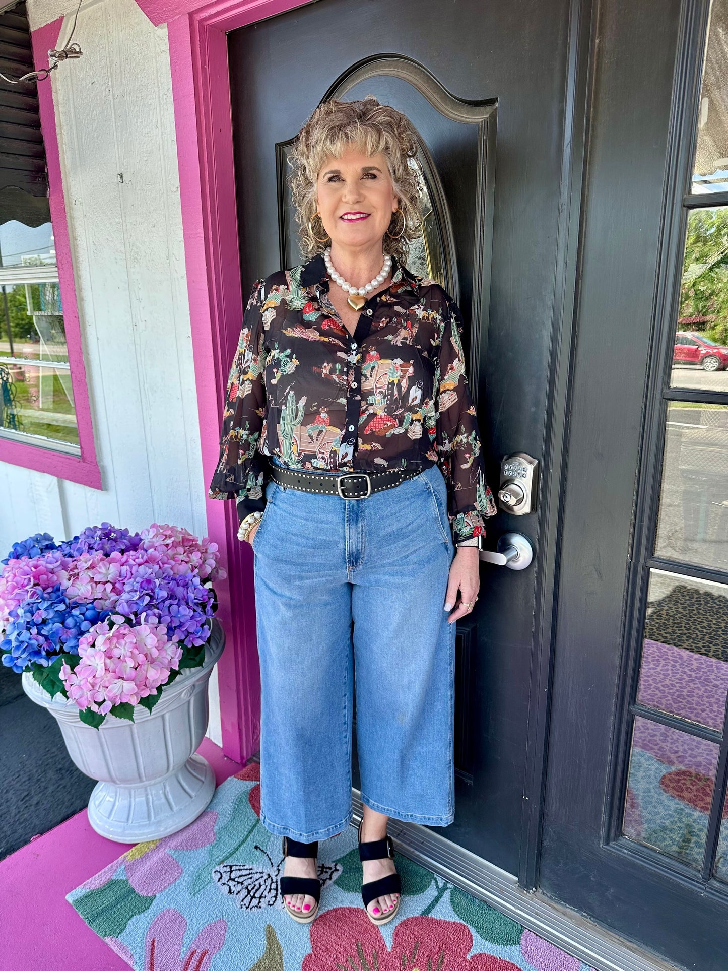 Audrey Surfwind Wide Crop Jean