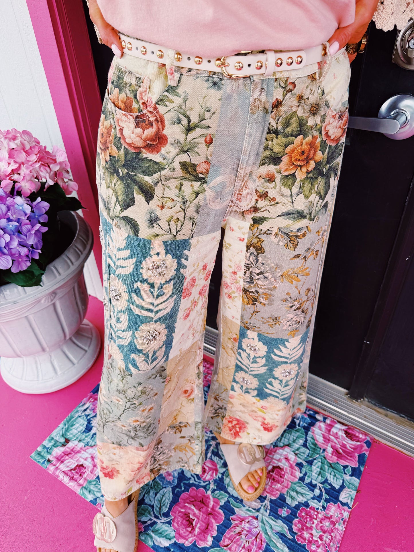 Botanical Wide Leg Jean