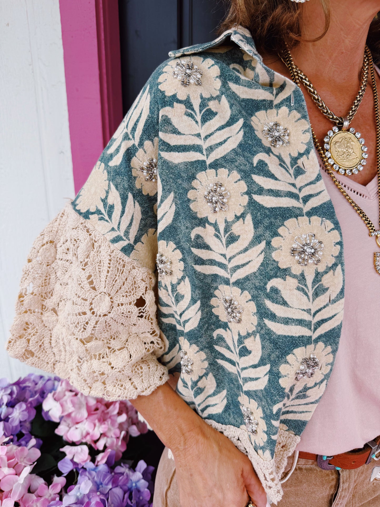 Botanical Lace Top