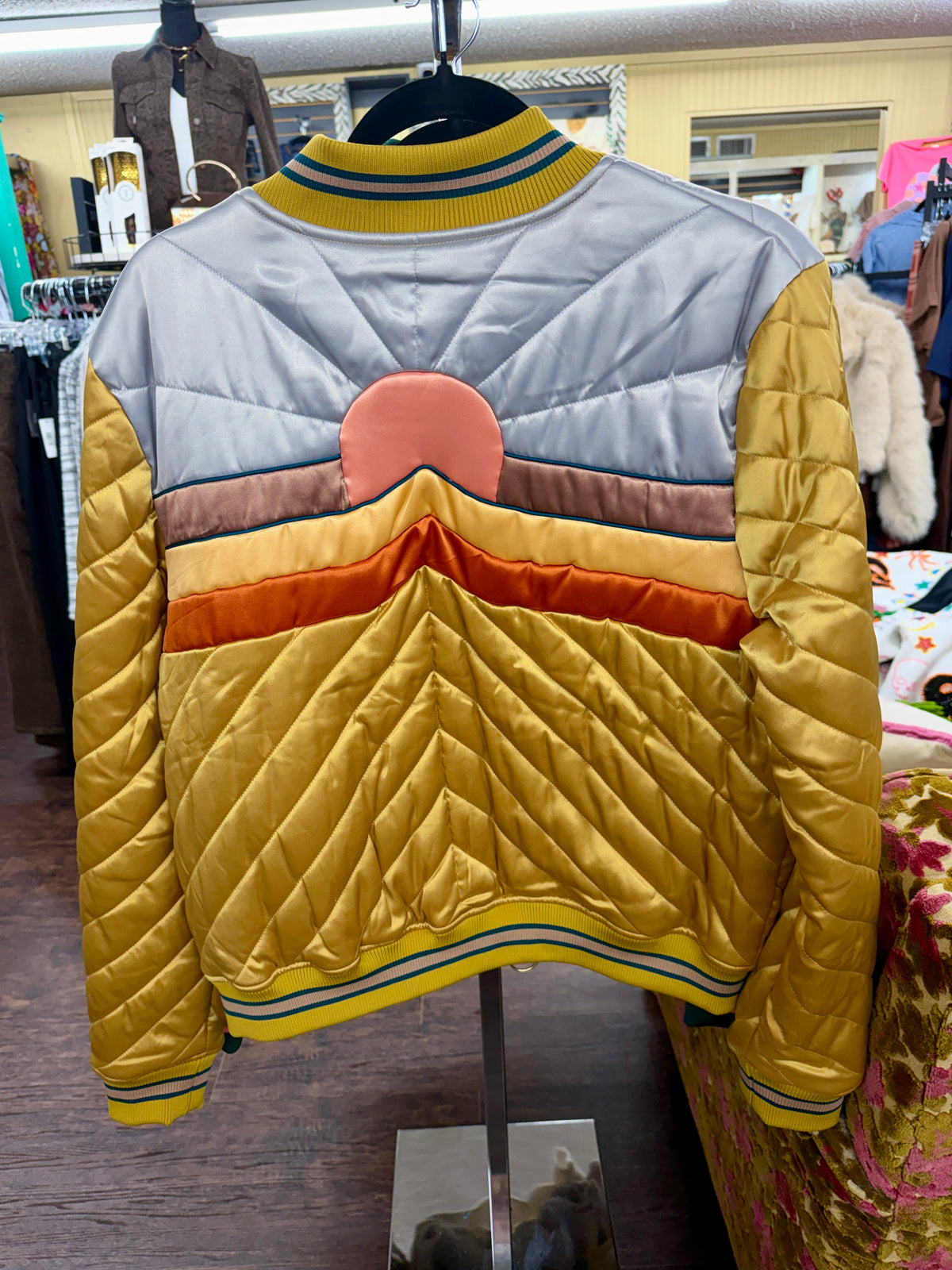 Mustard Western Bomber Jacket