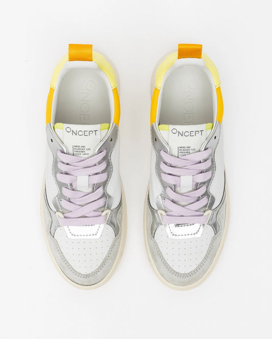 Phoenix Cool Grey Leather Sneaker