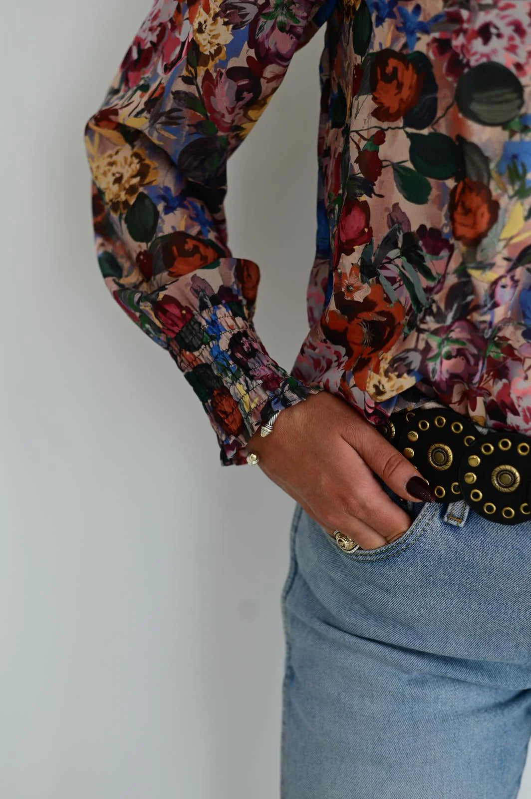 Fall Floral LS Top