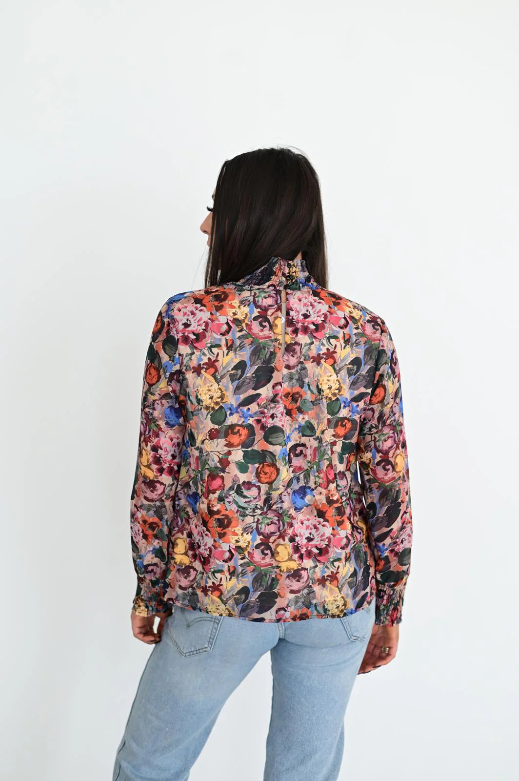 Fall Floral LS Top
