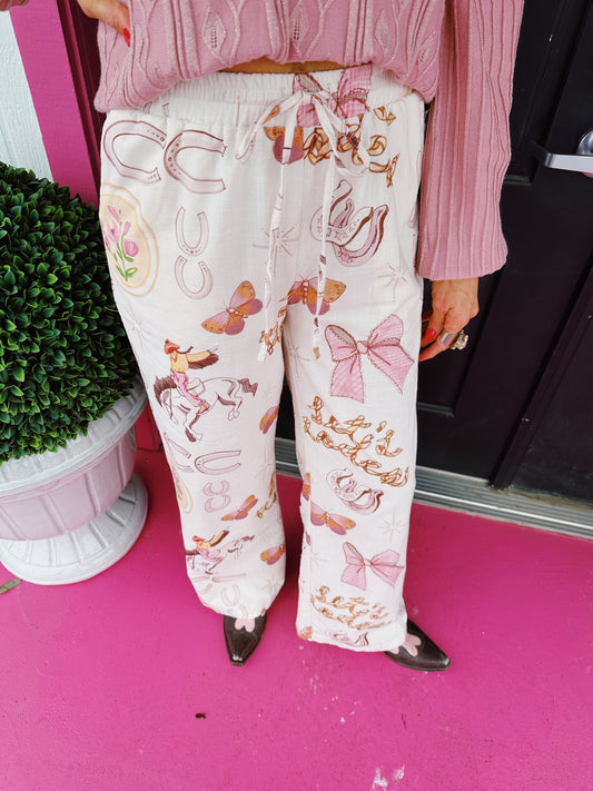 Let's Rodeo Drawstring Pant