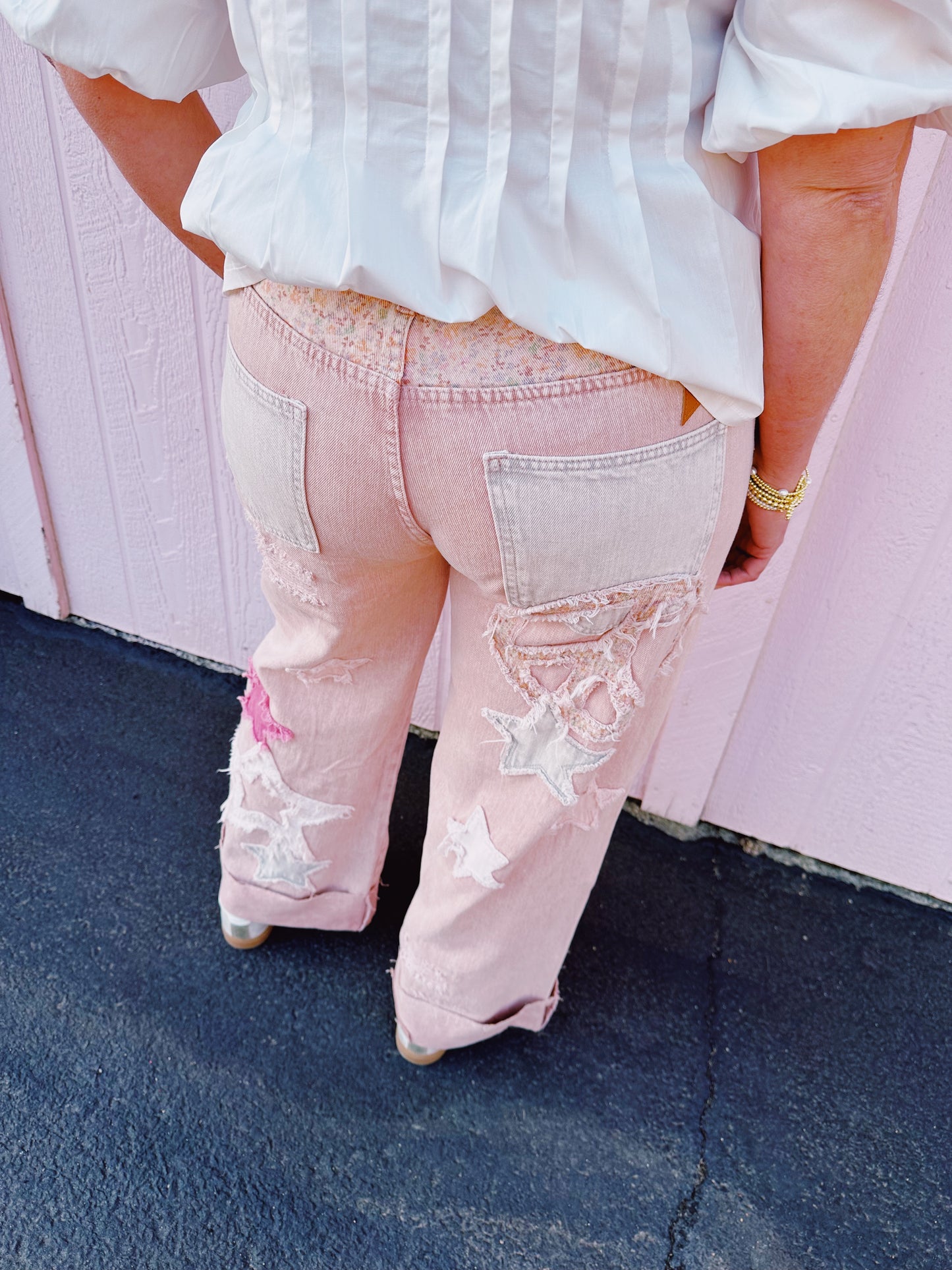 Pink Super Star Jeans