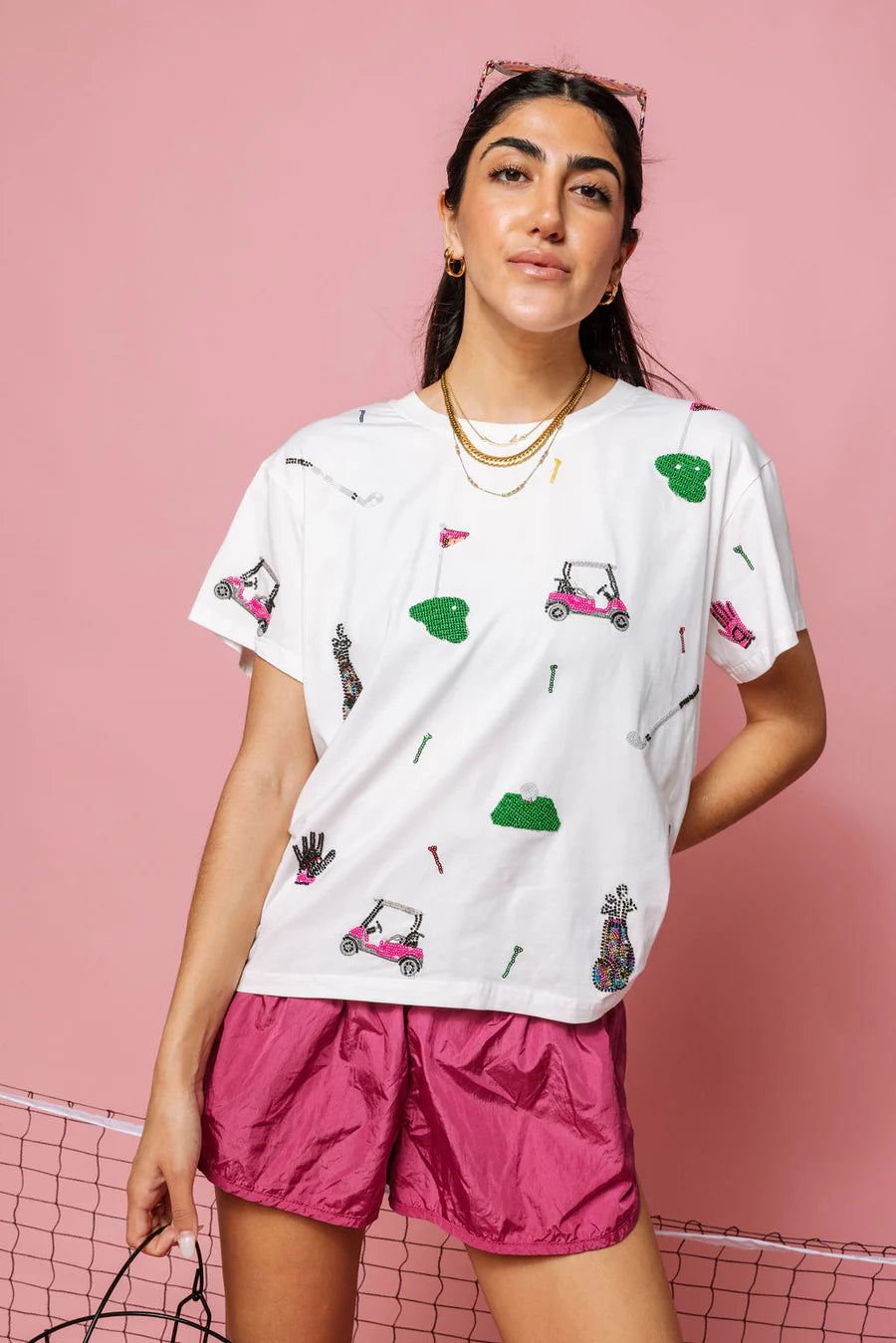 White Scatter Golf Tee