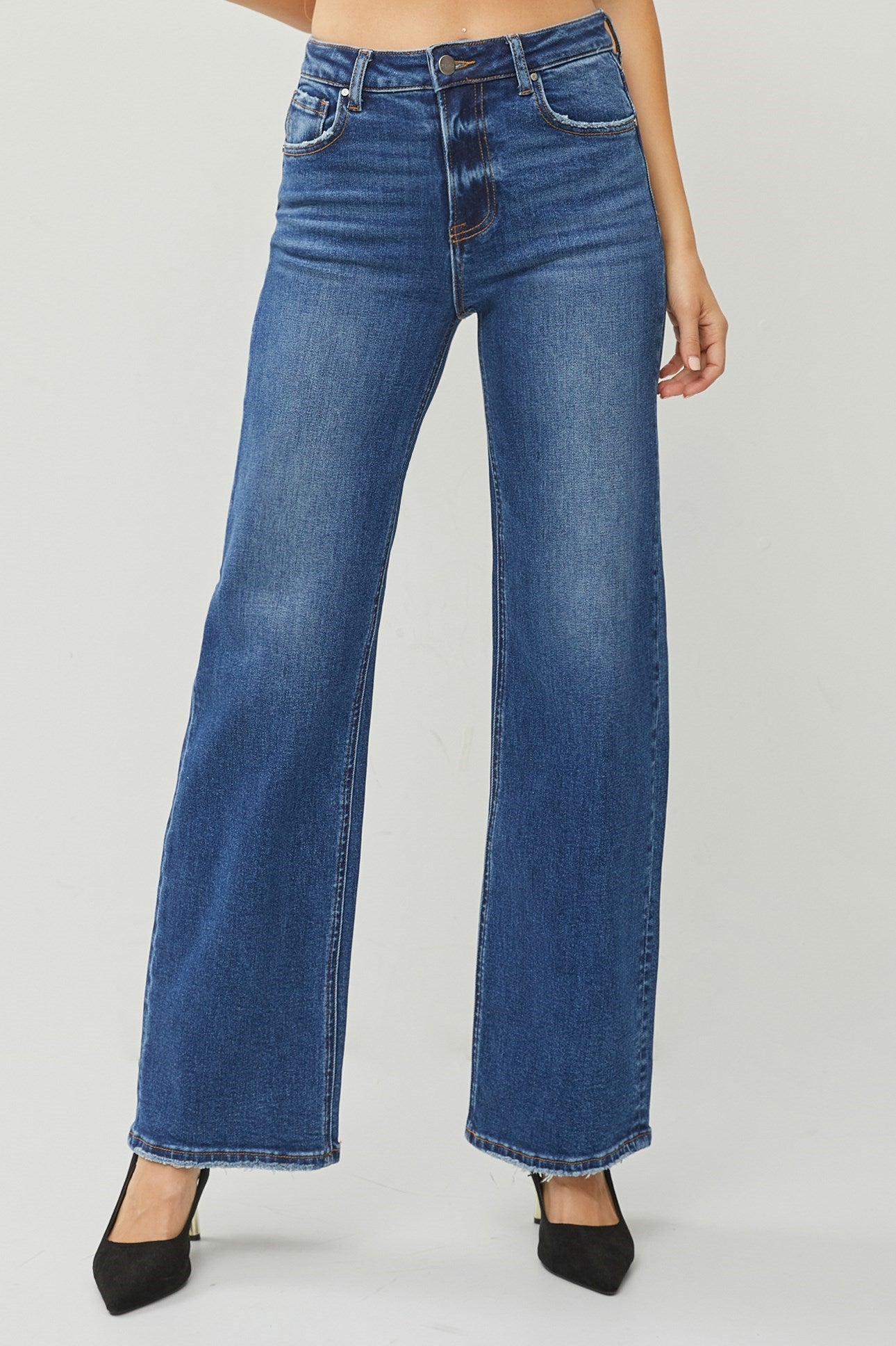 Dark HR Straight Jean