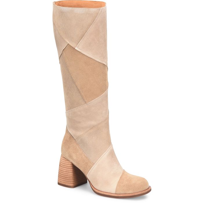Asbee Taupe Tall Suede Boot