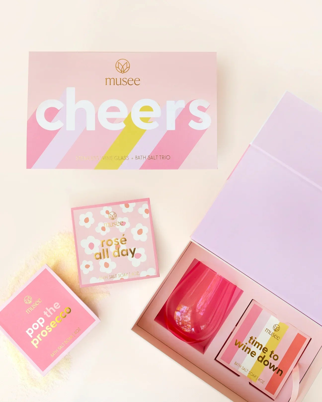 Cheers Wine Glass Trio Set