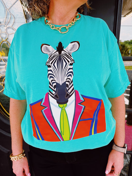 Zebra Wild Graphic Tee