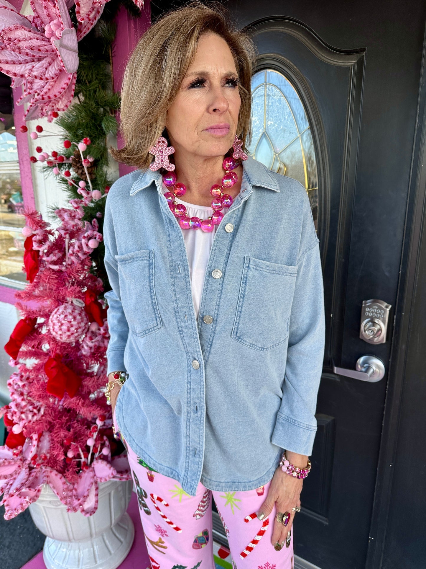 Denim Knit All Day Jacket