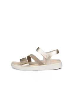 White Gold Flowt Sandal