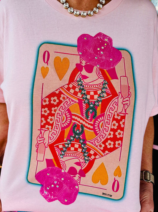 Queen of Hearts Tee