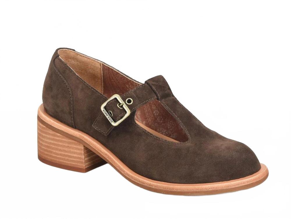 Dark Brown Suede Mary Jane
