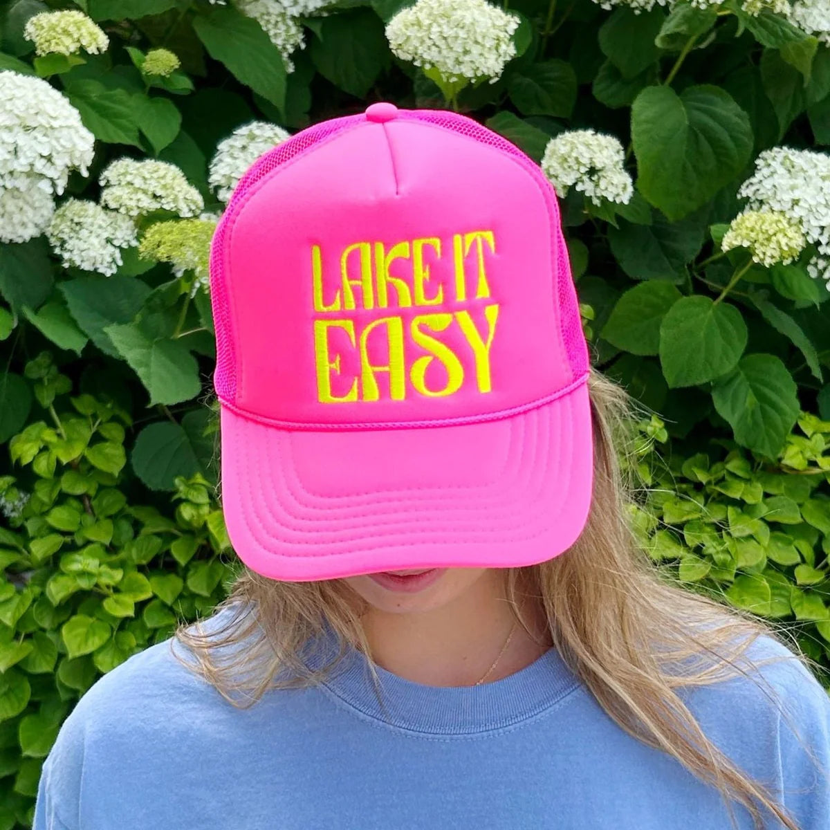 Pink Lake It Easy Cap