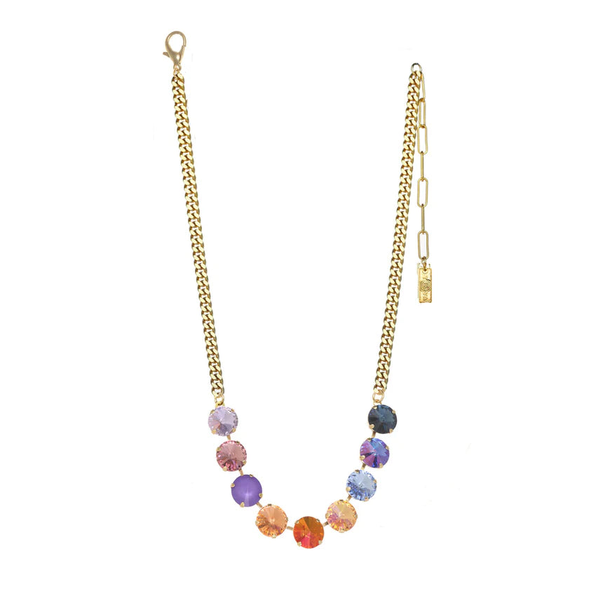 Mini Orange Multi Sofia Necklace