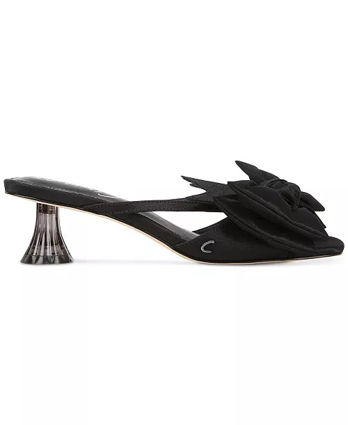 Natalina Black Kitten Heel