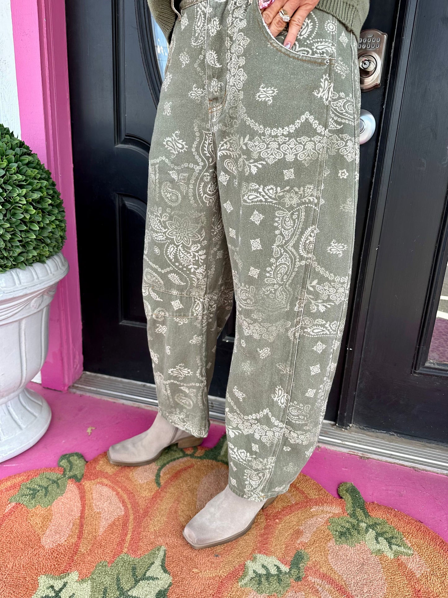 Vintage Army Paisley Barrel