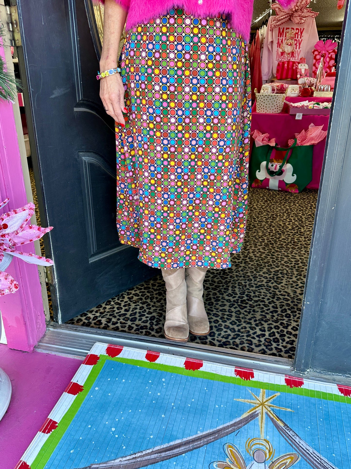 Loads of Color Dot Skirt