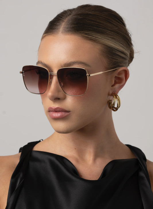 Gold Rita Sunglasses