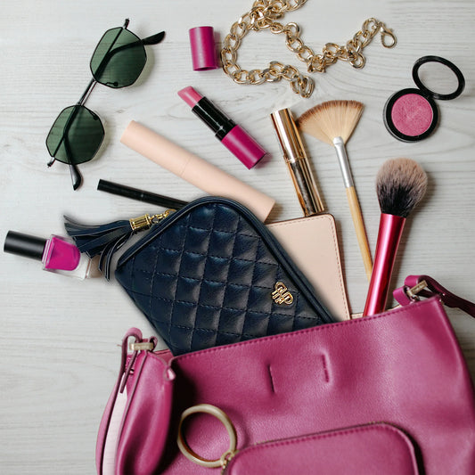 Small Quilted Make Up Case