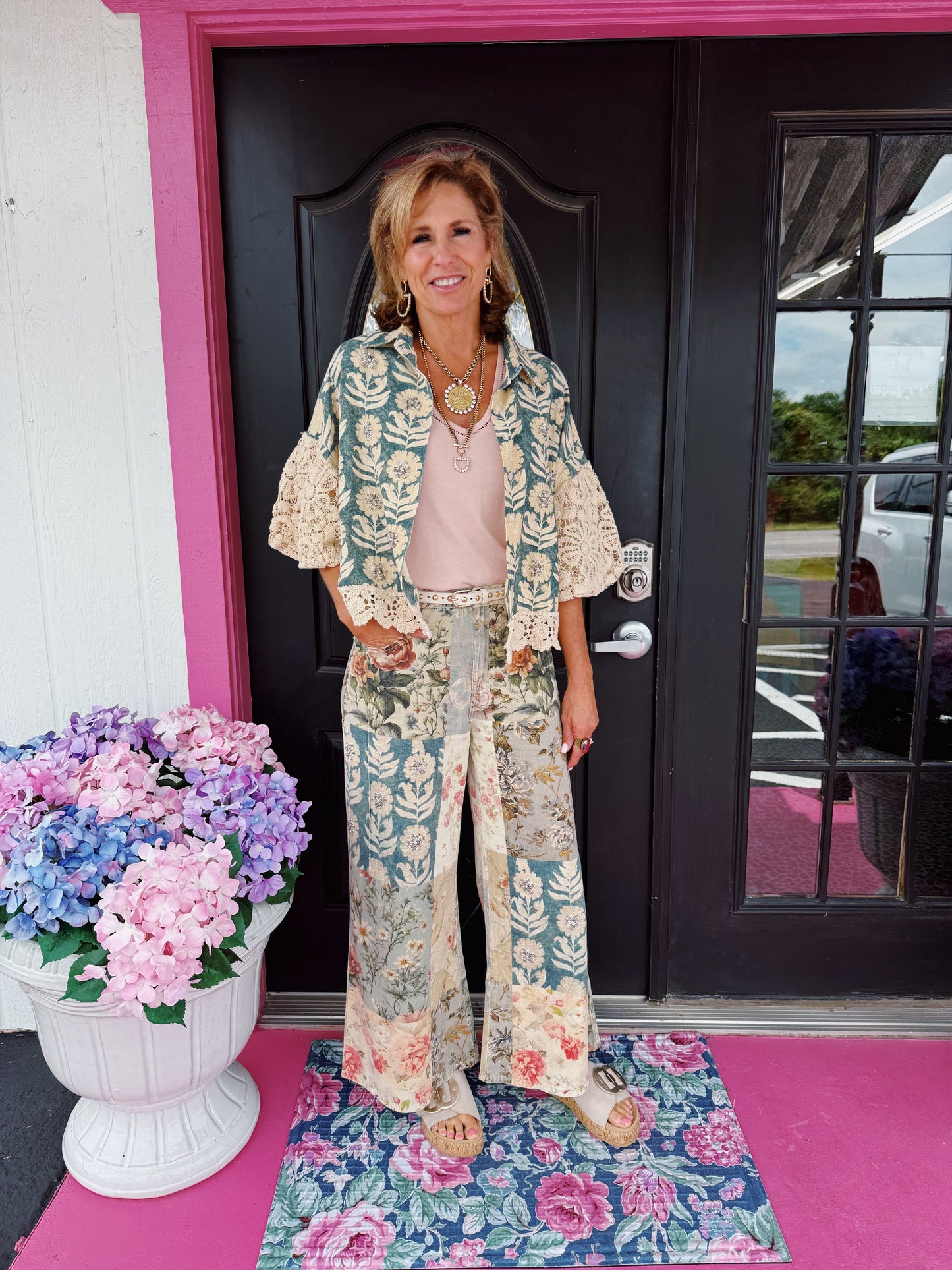Botanical Wide Leg Jean