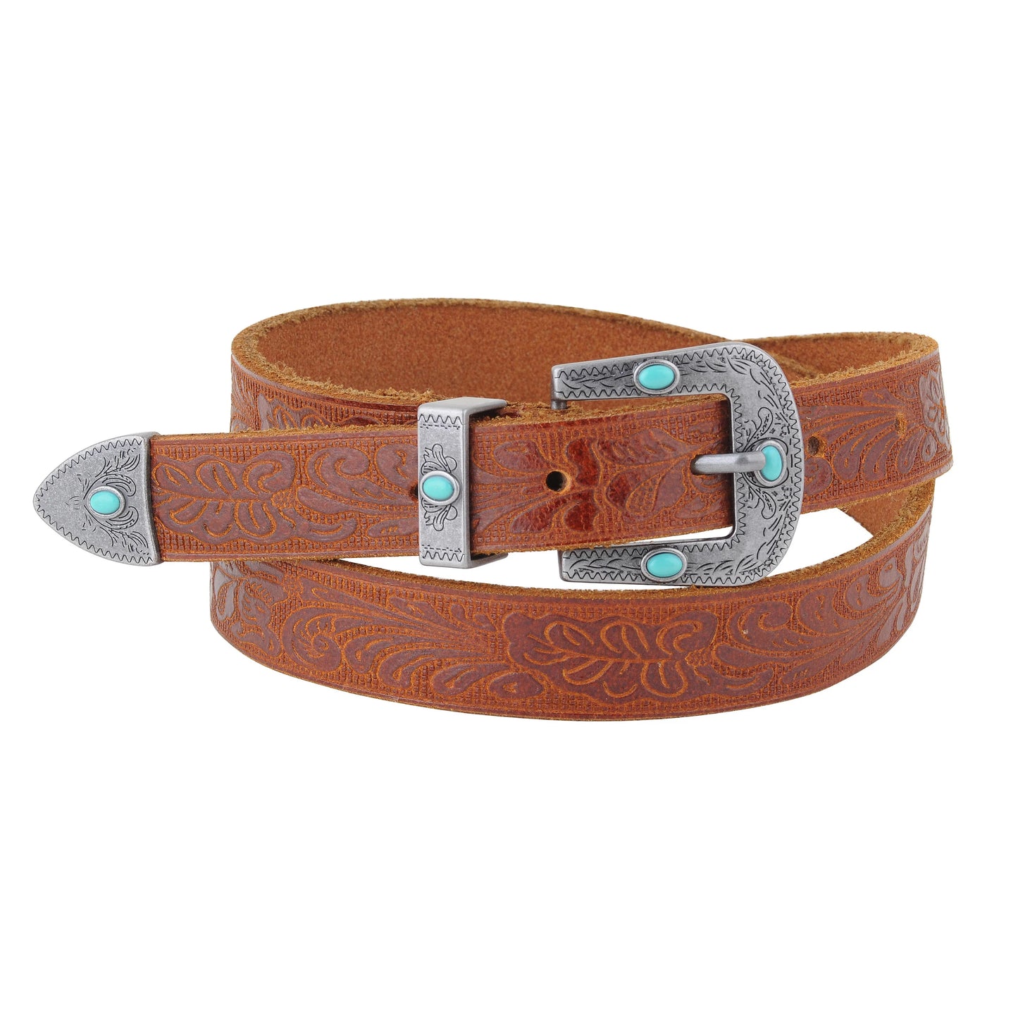 Thin Tan Turquoise Stone Belt