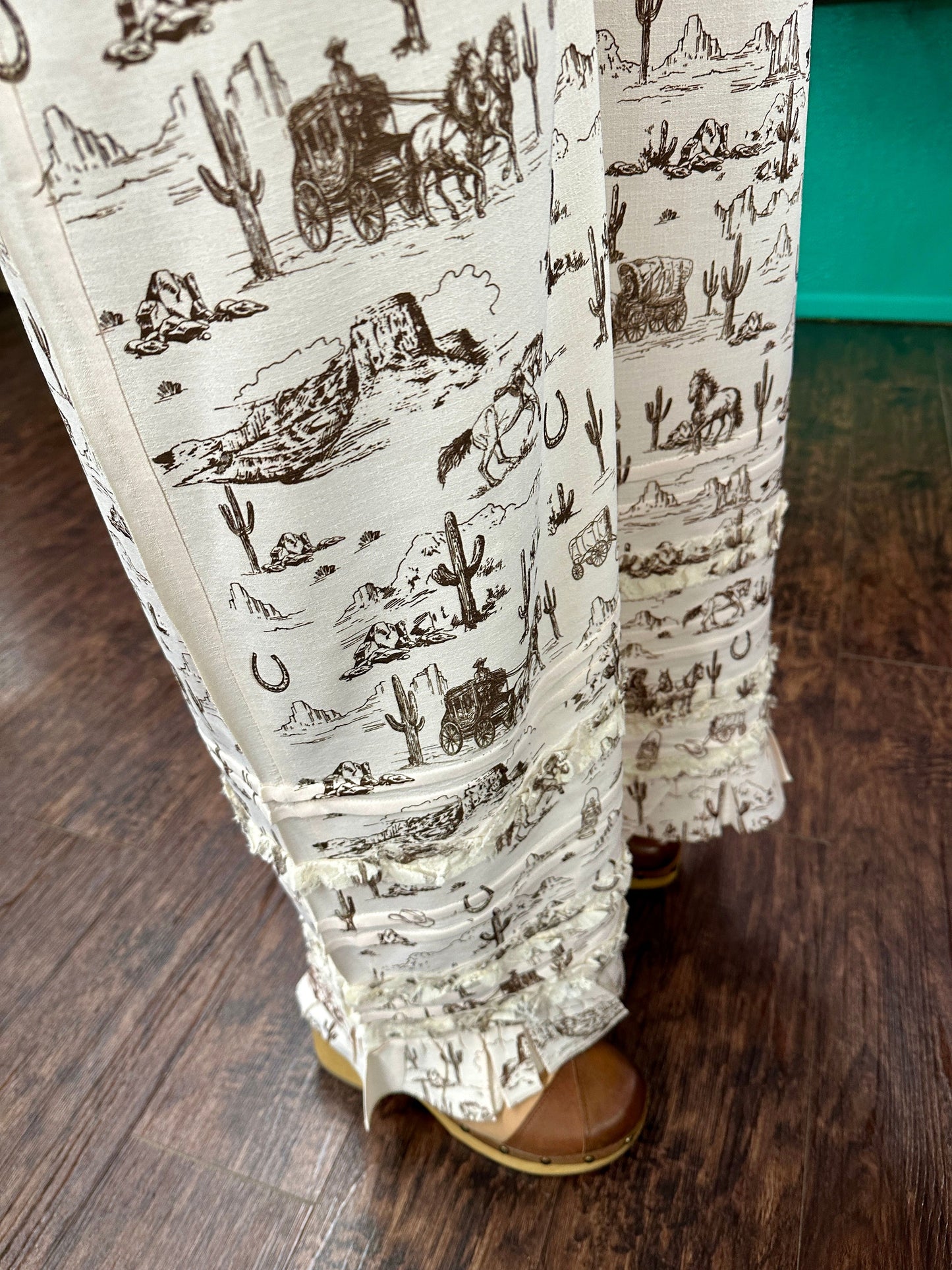 Old West Ruffle Pant Set