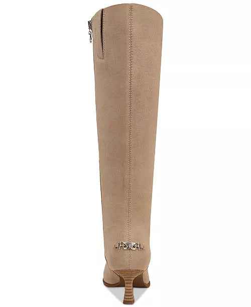 Yulia Warm Oat Suede Tall Boot