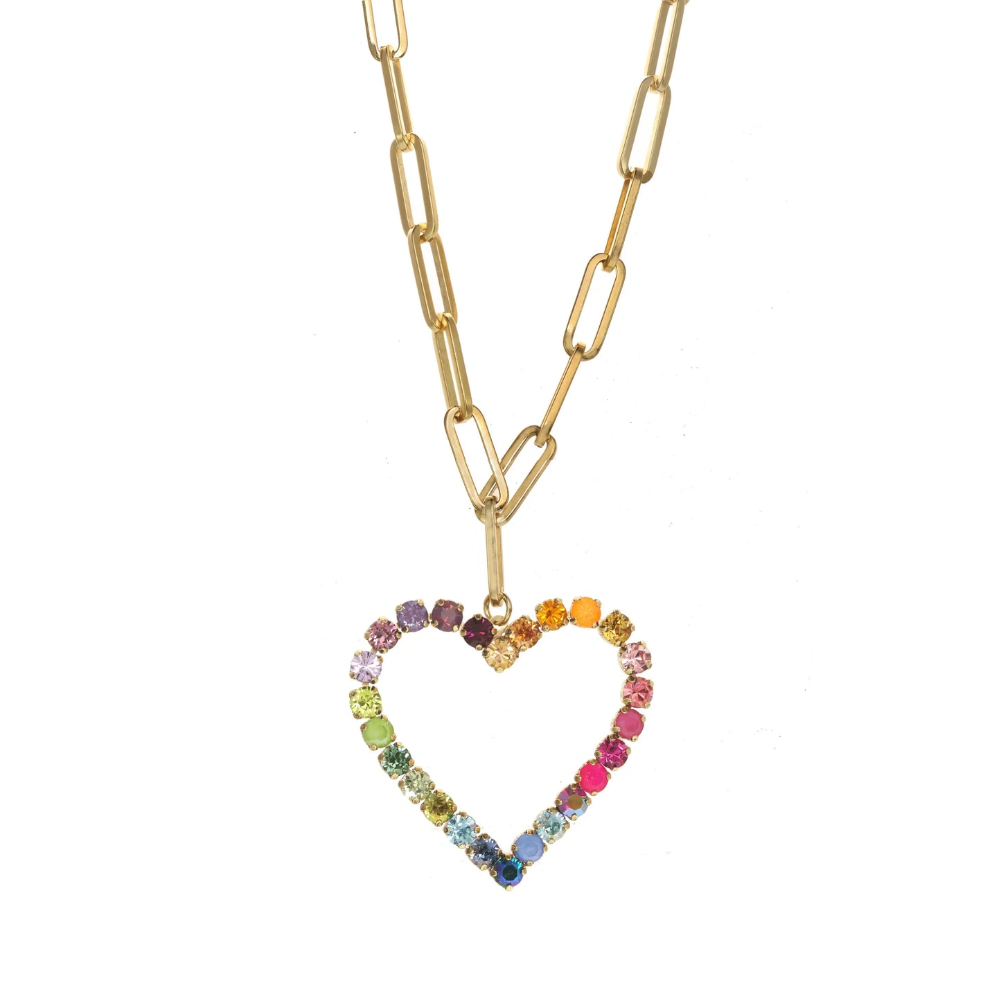 Watermelon Heart Necklace