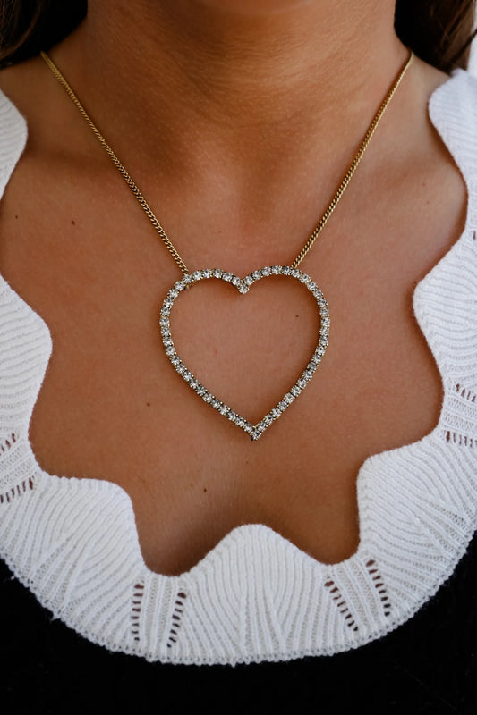 Mini Open Heart Necklace