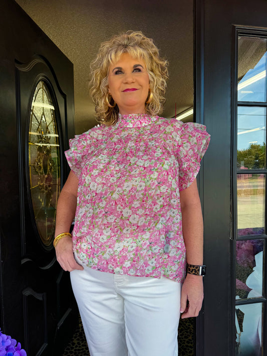 Flutter Flower Top