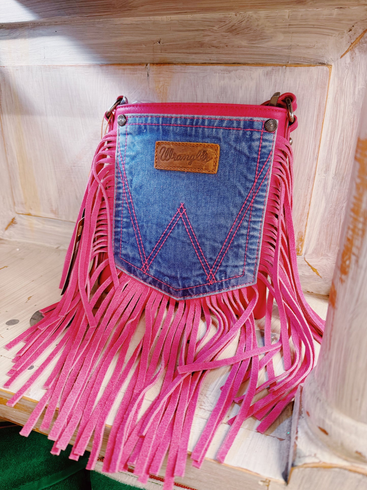 Wrangler Fringe Crossbody