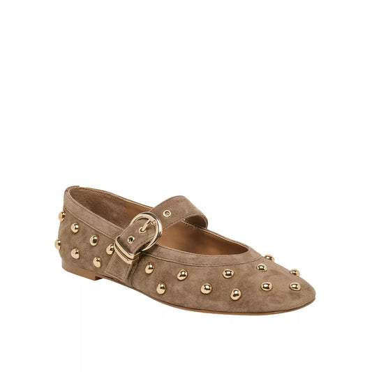 Mikel Brn Suede Studded Flats