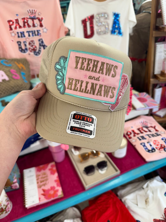 Yeehaws & Hellnaws Cap