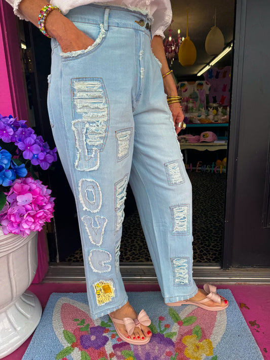 Vintage Love Patch Jean