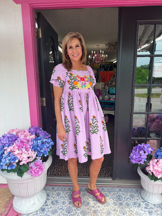 Violeta Embroidered Dress