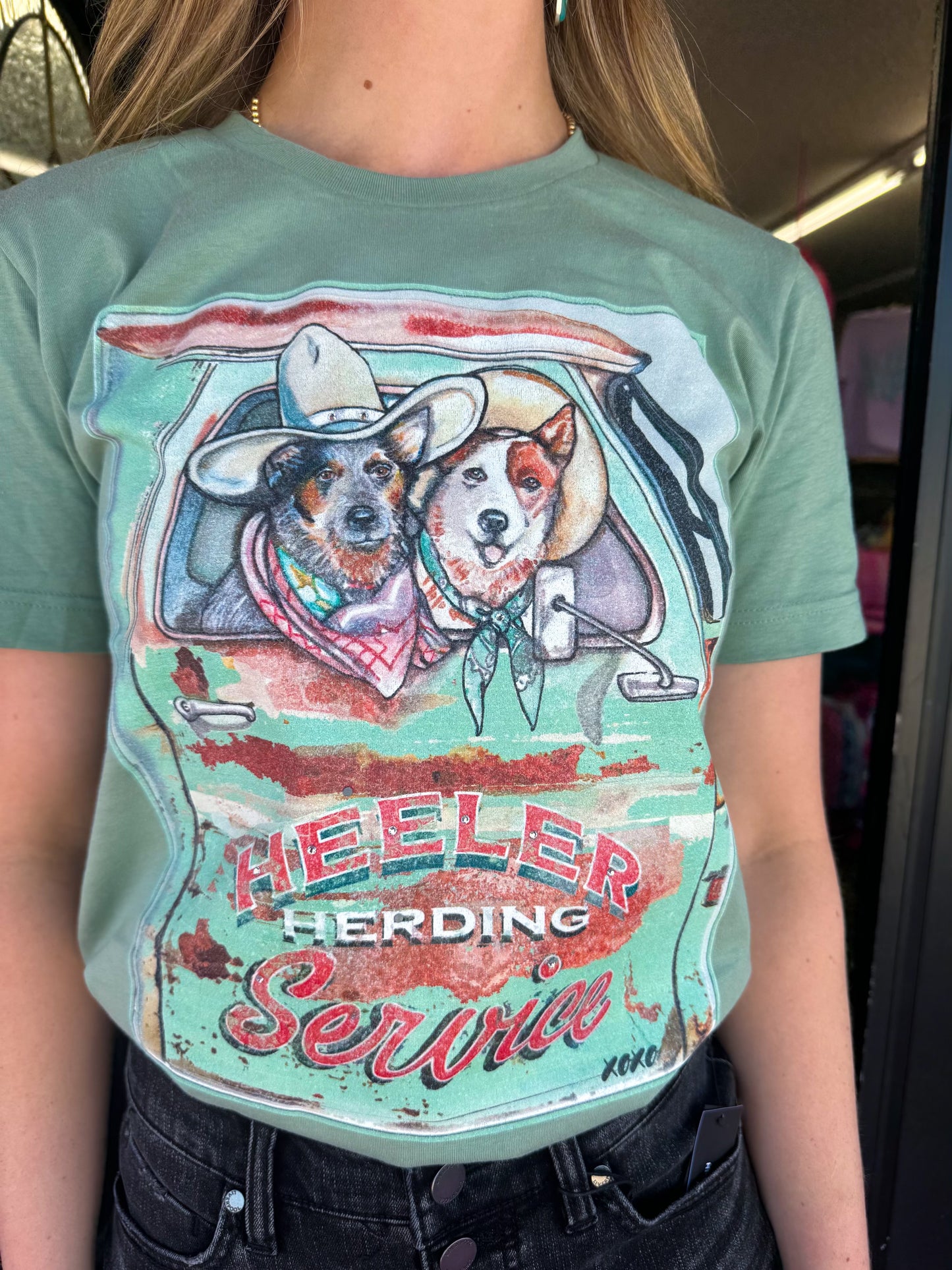 Heeler Herding Tee