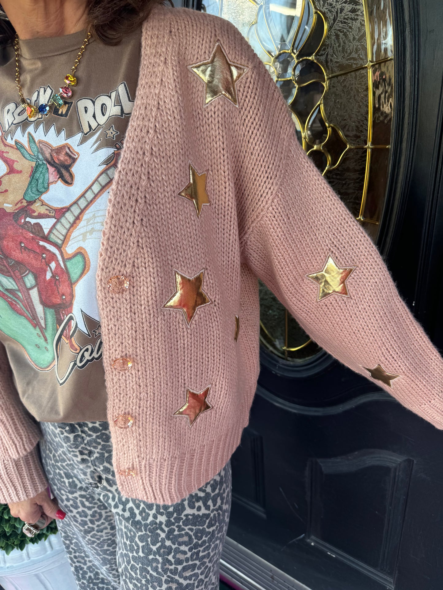 Blush Star Power Cardigan