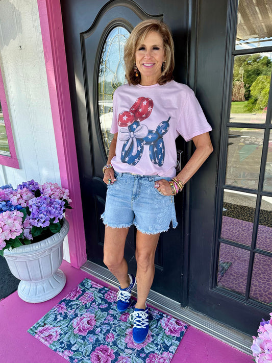 Patriotic Balloon Animal Tee