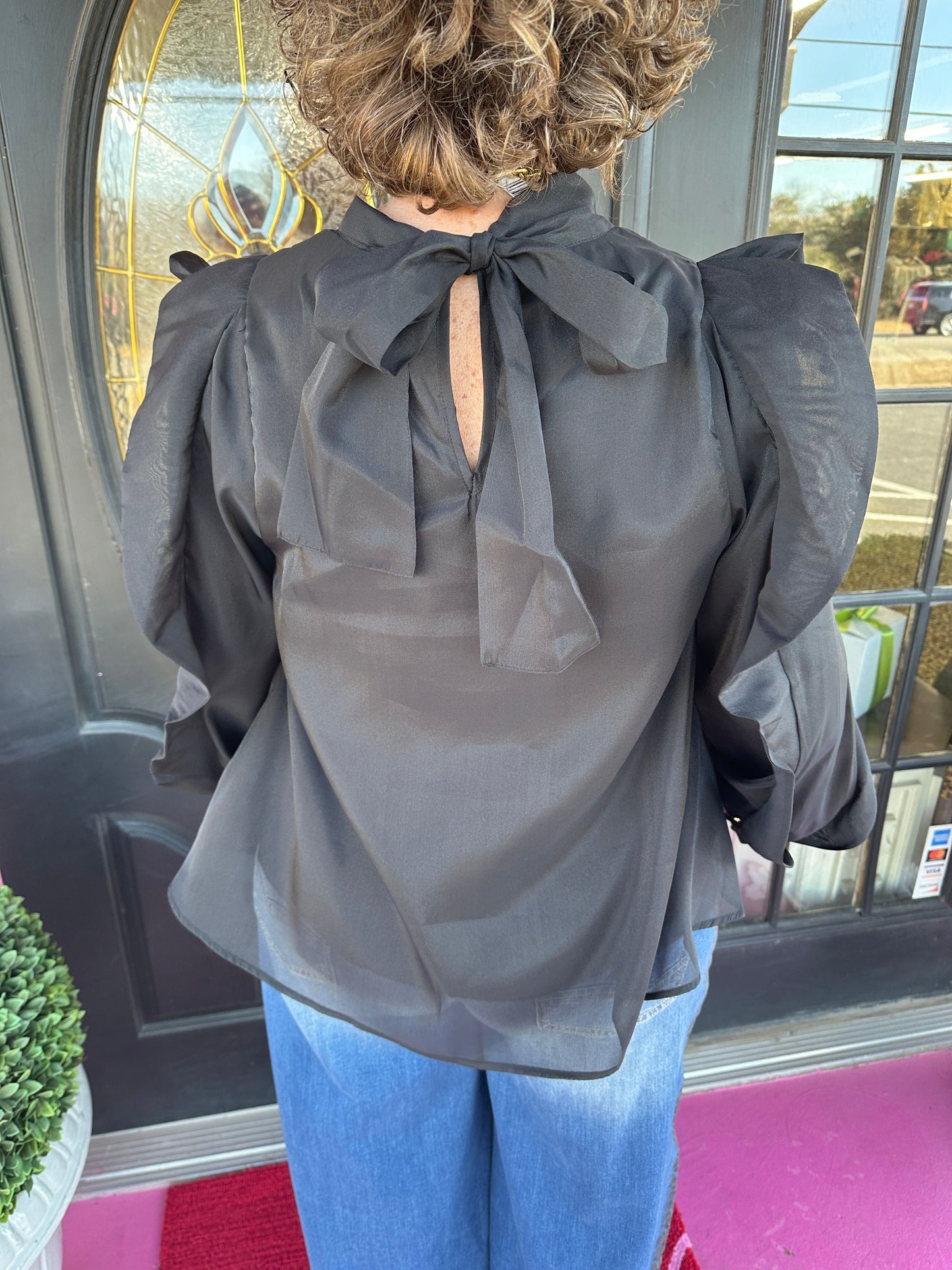 Black Jermaine LS Top