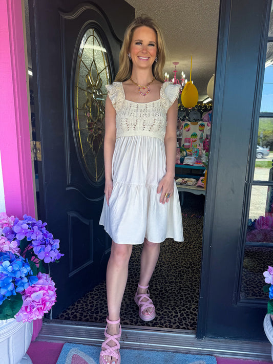 Clementine Cream Dress