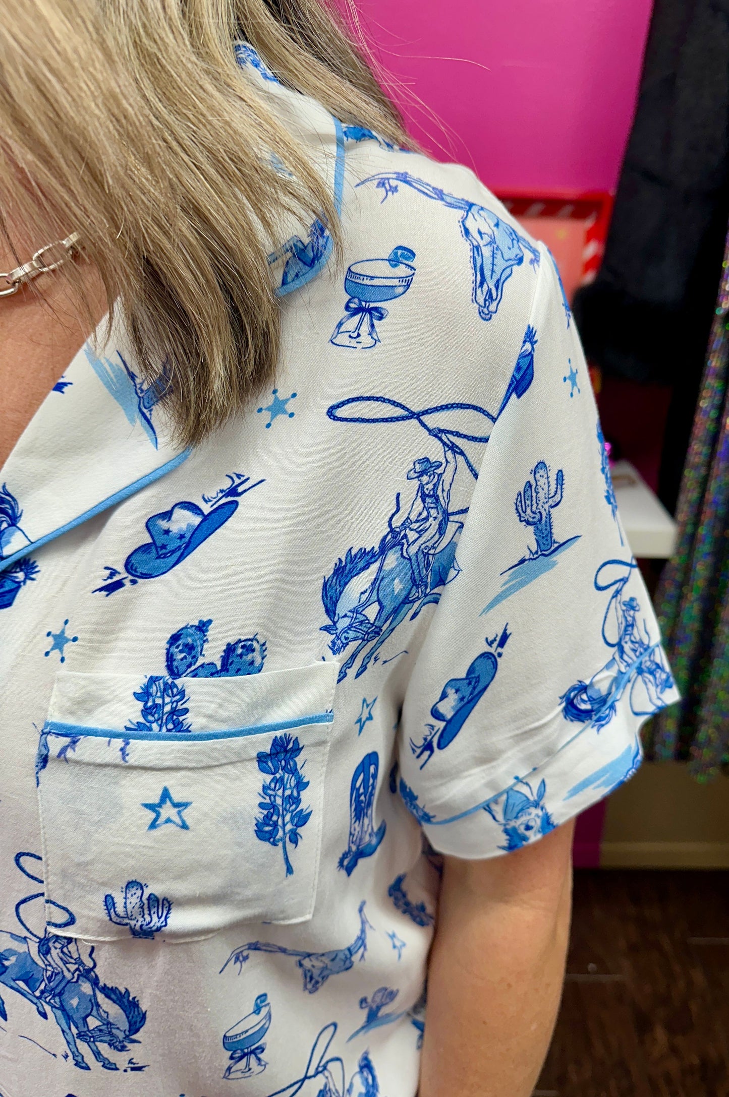 Day On The Range Short PJ Set